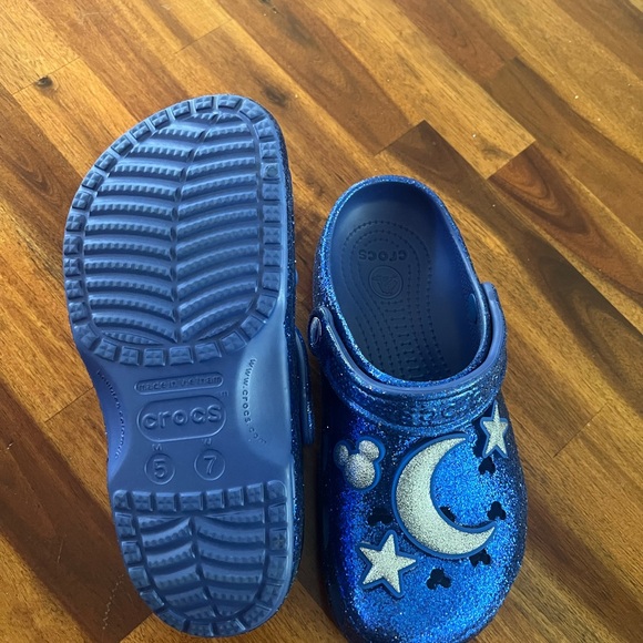 Blue Glittery Disney Crocs - Picture 4 of 4
